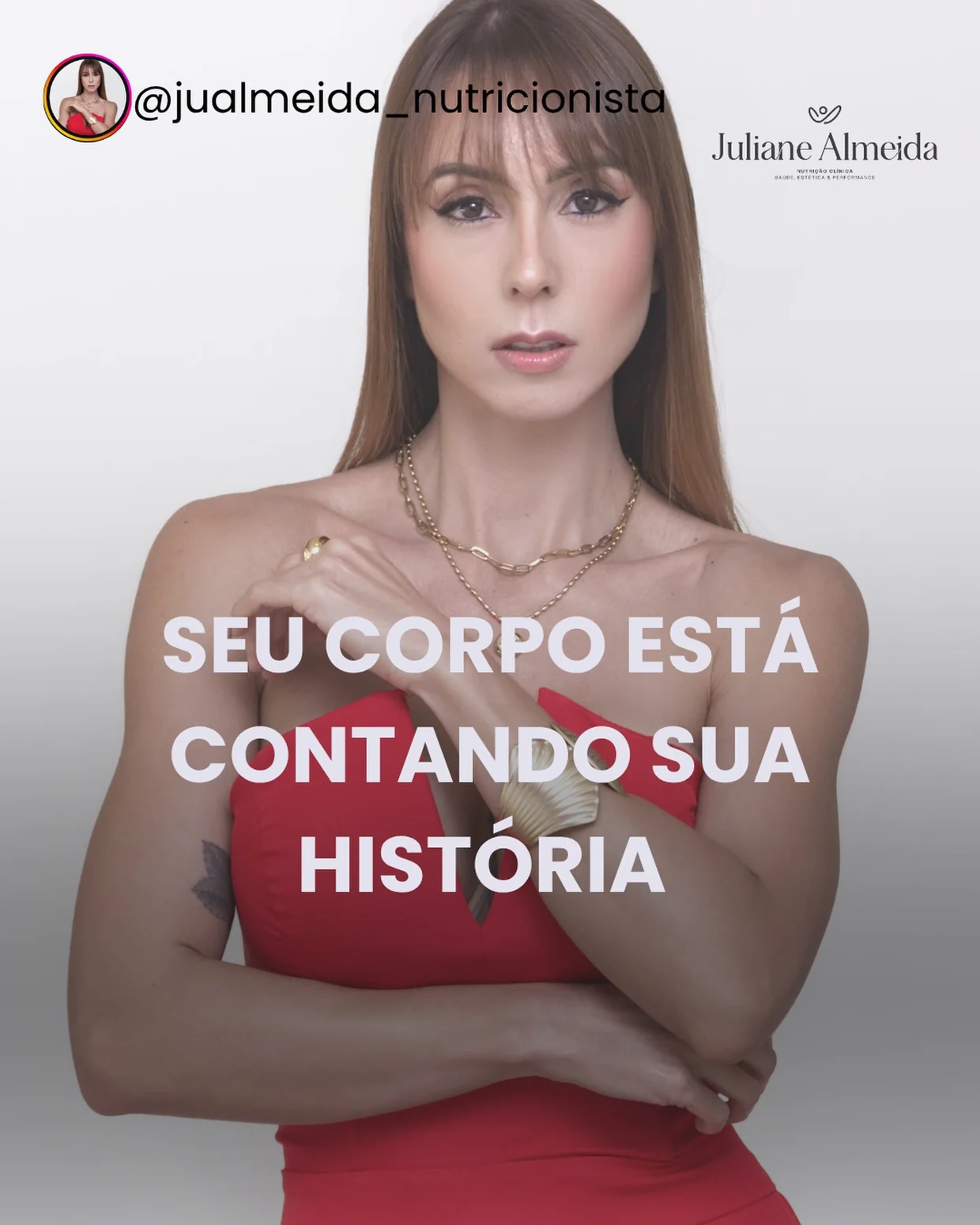 Juliane Almeida em conteúdo sobre saúde e longevidade